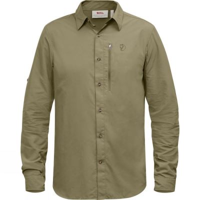 Camisa Fjallraven Abisko Hike Manga Larga Hombre - Verde Oliva - Chile FBL864752